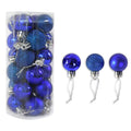 Set de 24 Bolas de Navidad 3cm – Brillo Premium para Árbol y Decoración Festiva